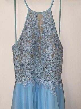 Blush Prom Light Blue Size 6
